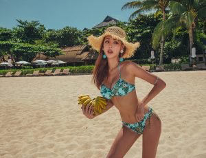 Park Da Hyun – Tropical Fruit Swimsuit