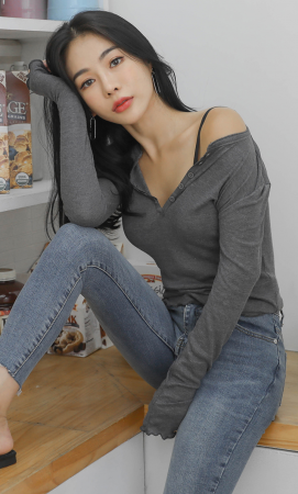 An Seo Rin – Jeans Set – 10.08.2017