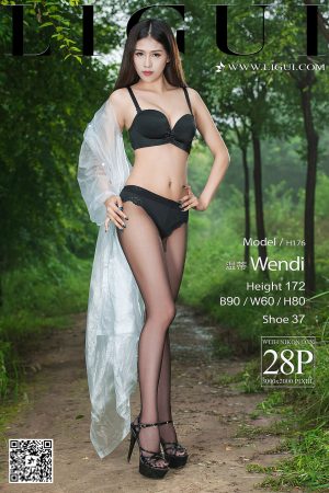[LIGUI 丽 柜] Model Jiajia outdoor best black silk feet