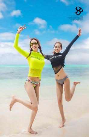 Beachwear Set – Jin Hee & Shin Eun Ji – 30.06.2018