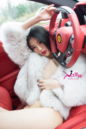 [果 网 ugirls] E051 Jin Xi Fragrance shoulder chest long leg beauty and luxury car sexy II photo collection