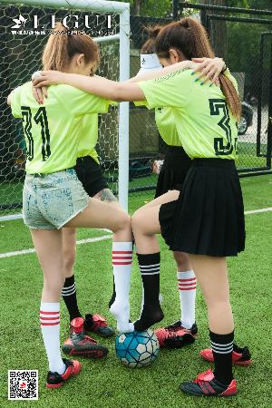 Rabbit & Cool & Sweet & Yun Football Silk [柜 liGUI] photo set