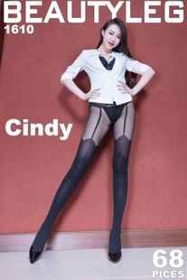 Leg model Cindy “Black silk beauty + pork high heel” [beautyleg] no.1610 photo set