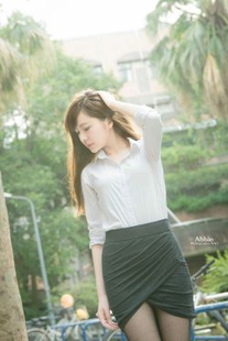 [Taiwan Zhengmei] Qiu Aibi Abbie Black Silk OL Underwear