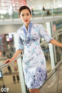 [约 w Wordgirls] No.824 Qiao Jing – flight attendant temptation
