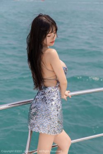 [人 xiuren] no.3287 Zhu Keer Flower – gorgeous shiny skirt under the breast