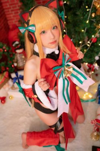 [Nethong COSER] Anime blogger MIME Mi Mei – Teenage Frontline TMP Christmas Photo Set