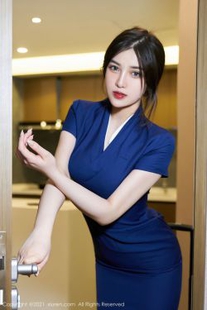 [人 xiuren] no.3629 Han Jingan – Elegant empty multi-service uniform