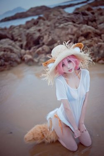 [Net red COSER photo] Zhou Xi is cute rabbit – small jade swimwear