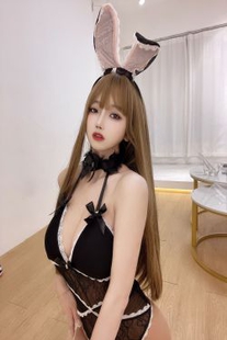 [Net red COSER photo] White tender girl ghost animal Yao – lace rabbit girl set