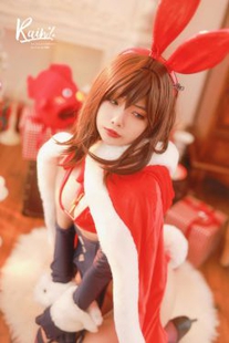 [Net red COSER photo] Anime blogger rainight rain – Christmas rabbit set