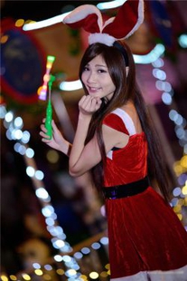 [Taiwan goddess] Zhang Yushang Chu “Banqiao Station Christmas Out” Photo Album