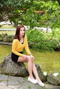 [Taiwan tender model] Duan Yule / 璟 乐 “Shuangxi Park outdoor (three sets of clothing)” photo collection