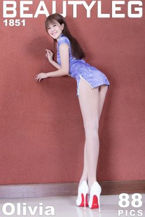 Leg model Olivia “pork cheongsam + stockings” [beautyleg] no.1851 photo set