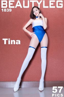 Leg model Tina “high-fork uniform + meat stockings” [beautyleg] no.1839 photo set