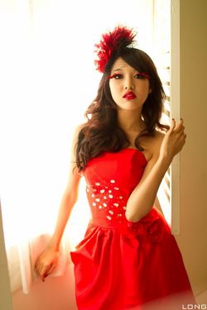 Chen Yuting / leg model JILL “Wedding Wedding Red” photo set
