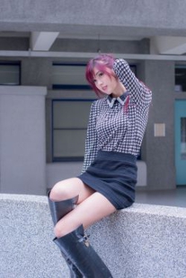 Liao Tinghao / Kila Crystal “Ultra Short Skirt + Boot Street” Photo Collection