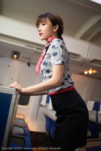 [人 xiuren] no.2206 Lu Yan “Night Class flight attendant” photo set