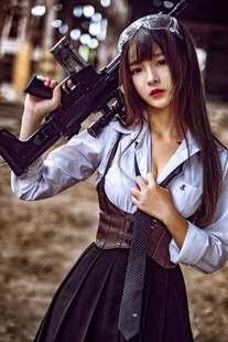 [COS welfare] second yuan beauty Guichuan Kagura “armed JK” photo set