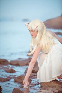 [COS welfare] Anime blogger SiC “Eliya White Skirt” photo set