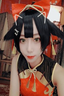 [COSPLAY photo] Anime blogger Money cold-Kaohsiung red cheongsam