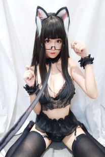 [Cosplay] honey sauce cat – glasses cat girl photo collection