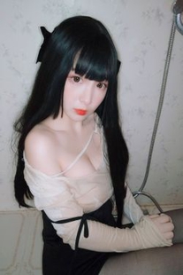 [Cosplay] Second Yuanmei Gurchuan Kagura – Bathroom Wipe Black Silk