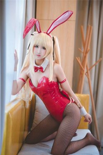 [Cosplay] Weibo sister three degrees _69 – black silk rabbit girl