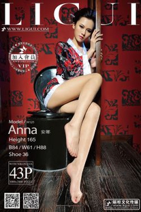Model Anna “classical and clothing beauty silk foot” [柜 ligui] beautiful leg jade foot picture