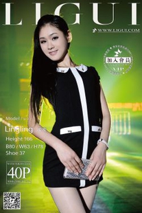 [柜 liGUI] Model Ling Ling “Super short skirt street shot high heel” beautiful legs jade photo picture