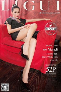 Model Mandi “meat stockings high heel esteem” [柜 ligui] beautiful leg jade foot picture