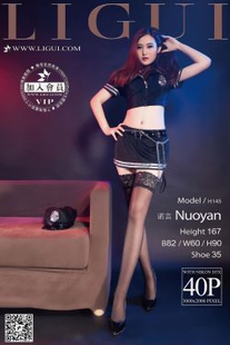 Model promise “black silk female police 镣 镣 足” [柜 贵 足 LIGUI] beautiful legs jade photo picture