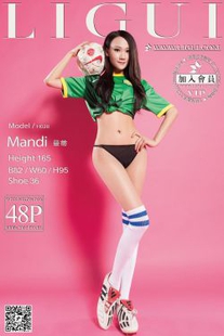 Model Mandi “Football Baby” [柜 ligui] beautiful leg jade foot photo picture