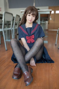 [The field of wind] NO.127 love black silk school girl photo collection