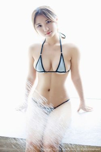 Long time Aimee “Blue Bikini Rain and Black Lace Woman” [人 xiuren] no.1225 photo set