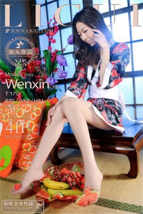 Model Wenxin “Kimono Pajamas Fruit Silk Feet” [丽柜LiGui] Beautiful legs and jade feet photo pictures