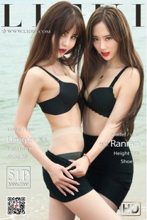 Ranran & Lianger “The Temptation of Beach Stockings” [丽柜Ligui] Photo Album of Beautiful Legs and Silk Feet
