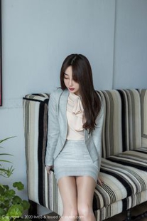 September Sheng_”White Shirt Short Skirt Secretary Professional Wear Stockings Beautiful Foot Series” [爱蜜社IMiss] Vol.435 Photo Album
