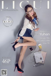 [丽柜LiGui] Model Yuhan “Sweet School Flower Studio Shooting” photo pictures of beautiful legs and jade feet