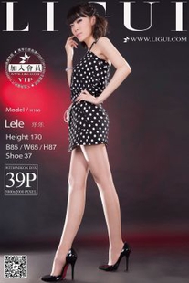 [丽柜LiGui] Model Lele “Suspender Skirt Silk Feet High Heels” beautiful legs and jade feet photo pictures