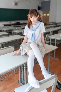 [Field of Wind] NO.041 Classroom Sailor Suit White Silk Photo Album