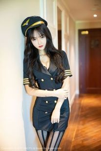 Miko Jiang’s “Handsome Police Flower Uniform” [Yuhuajie XIAOYU] Vol.206 Photo Album
