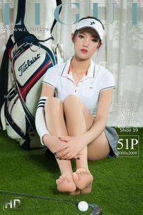 Leg Model Min’er “Golf Girl” [丽柜Ligui] Network Beauty Photo Album