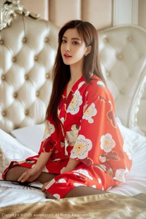 Lin Wenwen yooki “Kimono Black Silk Theme Series” [秀人XIUREN] No.2015 Photo Album