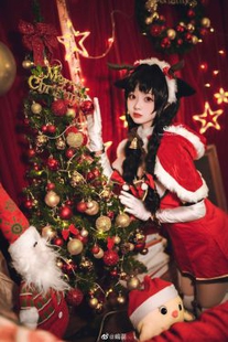 Weibo beauty Coser Shima Aoi “Azur Lane Tide Reindeer and Christmas Gifts” Photo Album