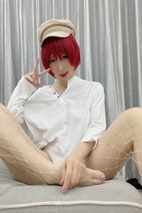 Busty Coser Nozomi Kano “White Net Stockings” Photo Album