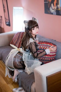 [Beauty Coser] Stupid Momo “Black Transparent Maid” Photo Album