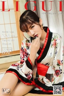 [丽柜Ligui] Model Xixi – The temptation of beautiful feet in kimono stockings