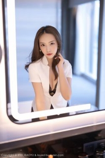 [语画界XIAOYU] Vol.518 Zheng Yingshan Bev – classic white shirt and black skirt OL