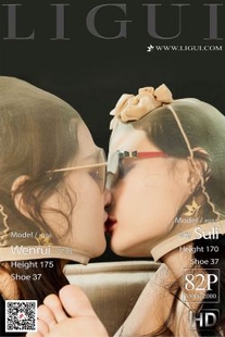 [丽柜美束Ligui] Model Wen Rui & Su Li – The Temptation of Two People in Meat Silk Uniforms